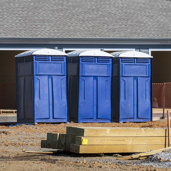 do you offer hand sanitizer dispensers inside the portable toilets in Hackneyville AL